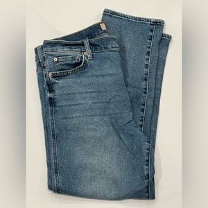 7 for Mankind Vintage Light wash denim jeans size 32, lightly used